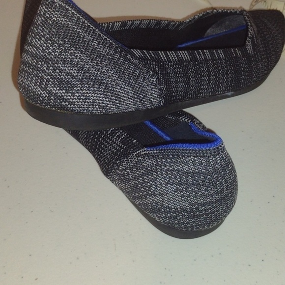 Rothy's The Point Gray Marled Comfort Textile Ballet Women’s Size 9.5 - Picture 9 of 12